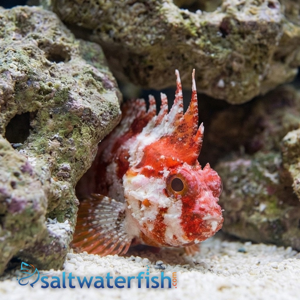 Pygmy Red Rooster Waspfish 