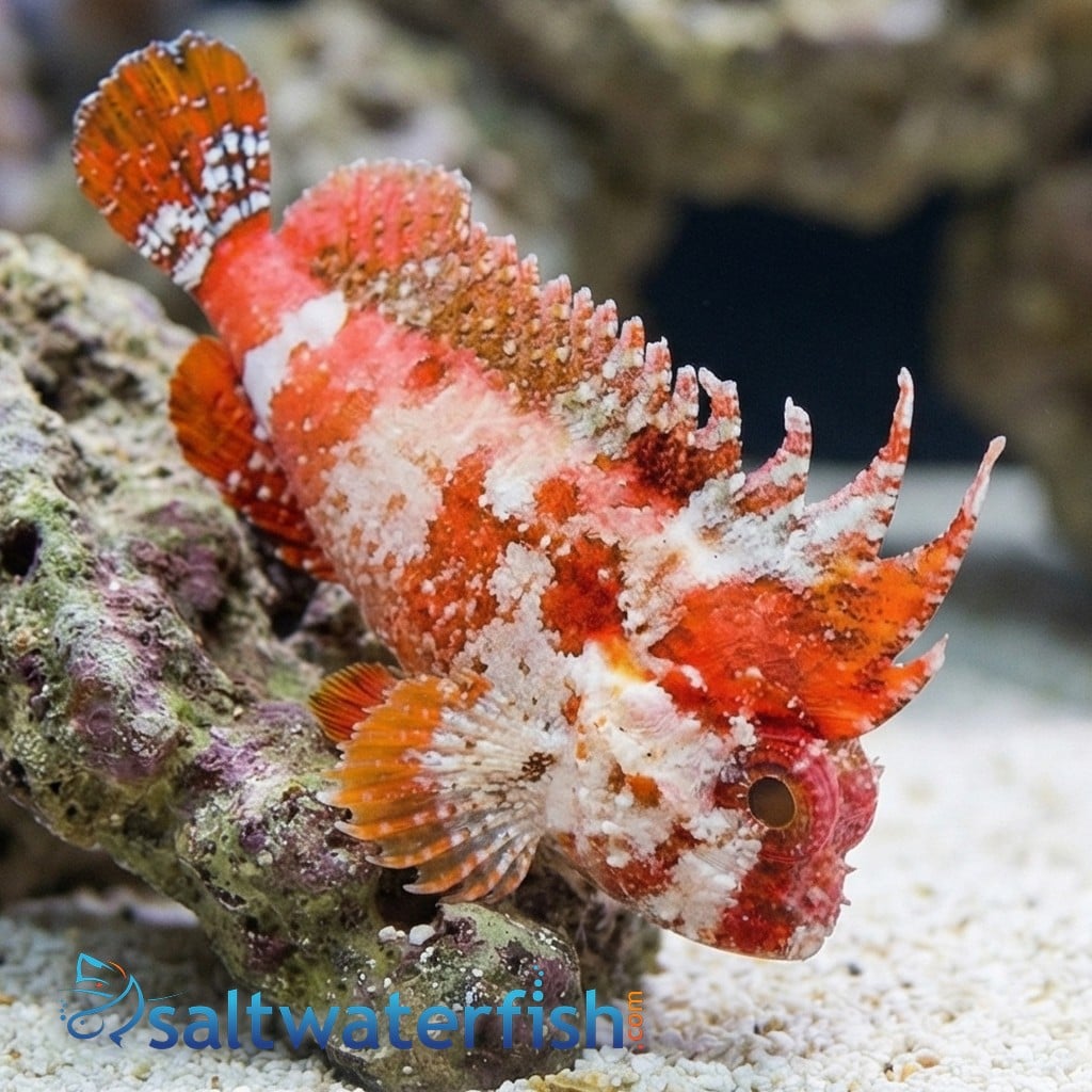 Pygmy Red Rooster Waspfish 