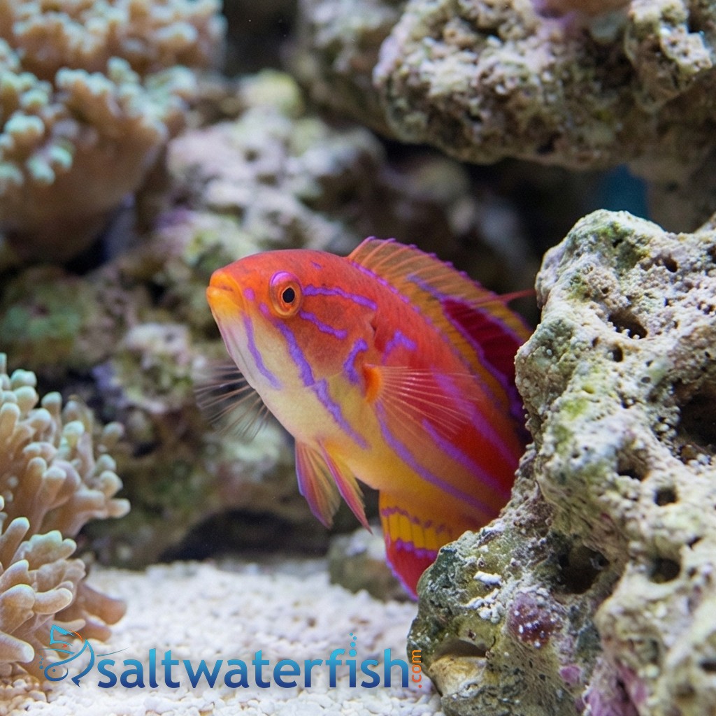 Diamond Tail Flasher Wrasse