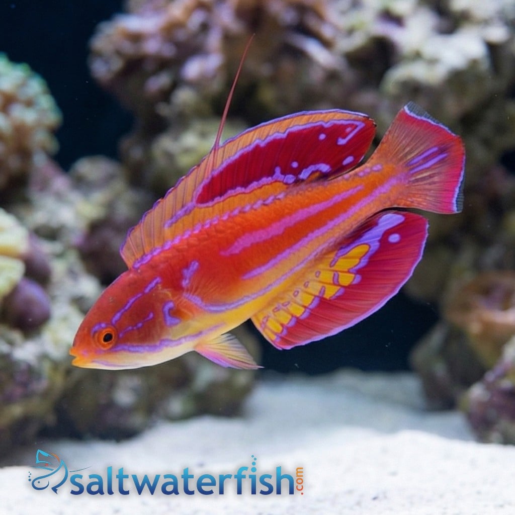 Diamond Tail Flasher Wrasse