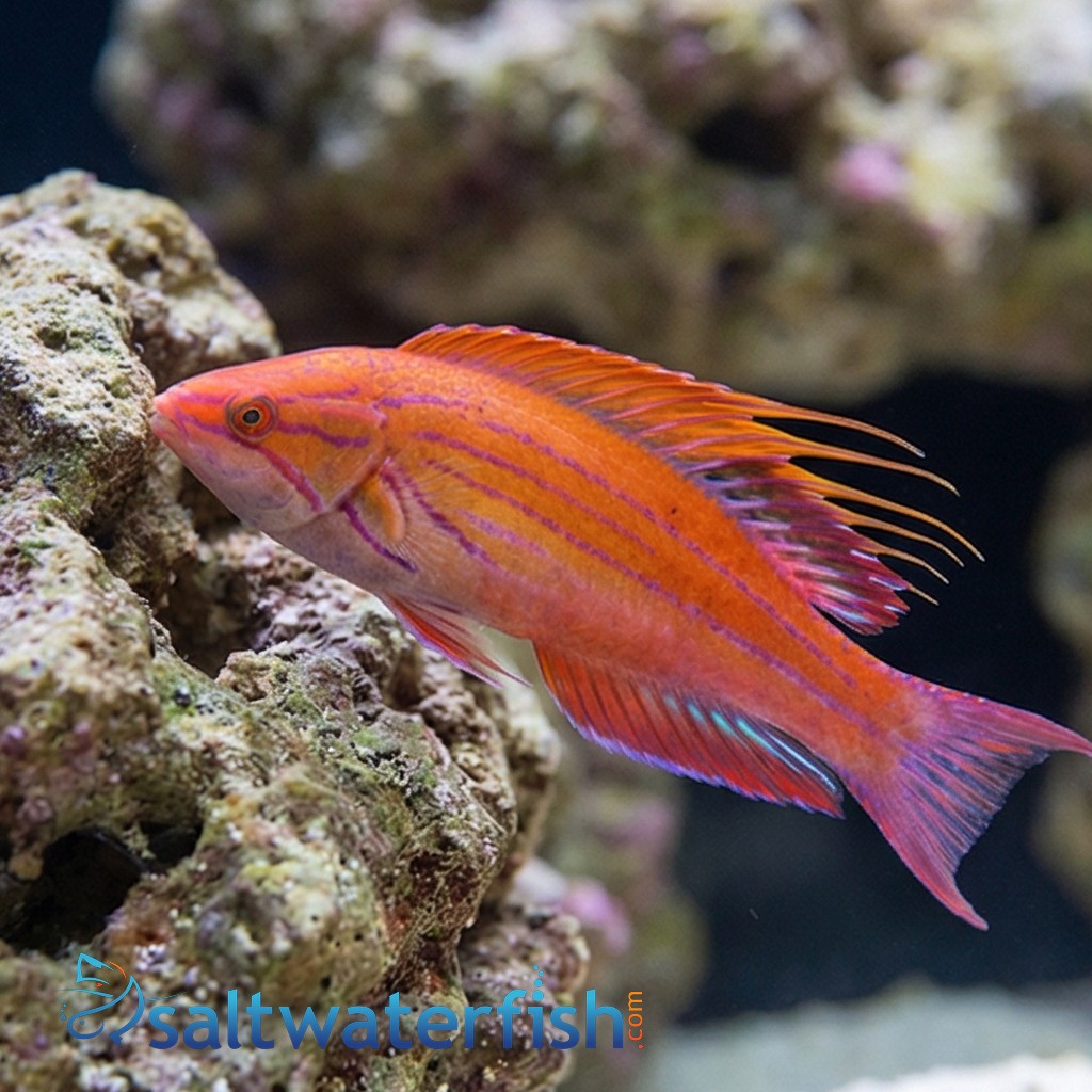 Blue Flasher Wrasse