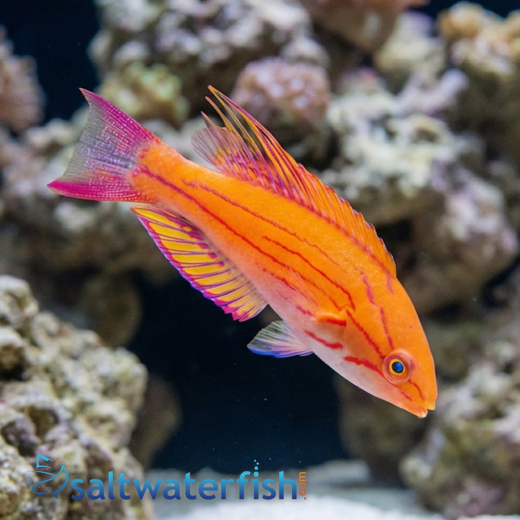 Yellow-Fin Flasher Wrasse