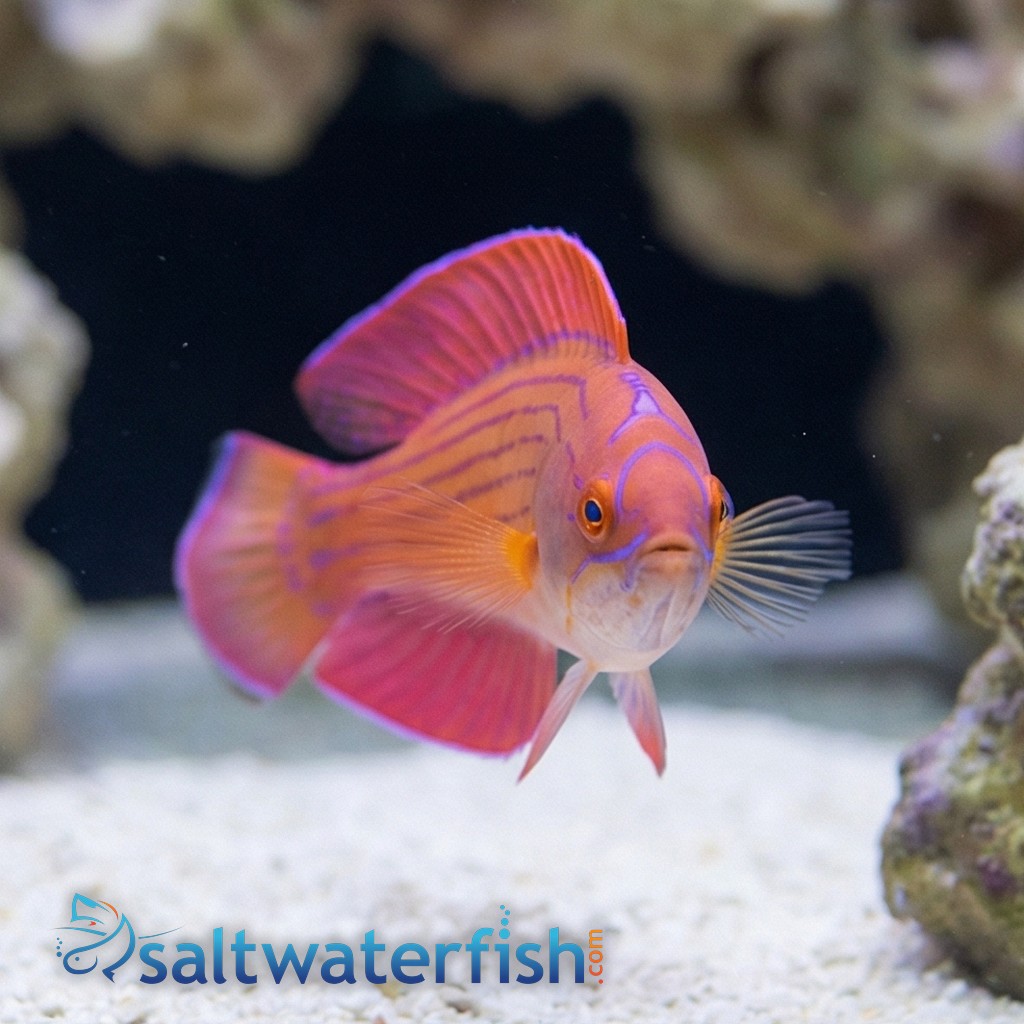 Eight Line Flasher Wrasse - Red Sea