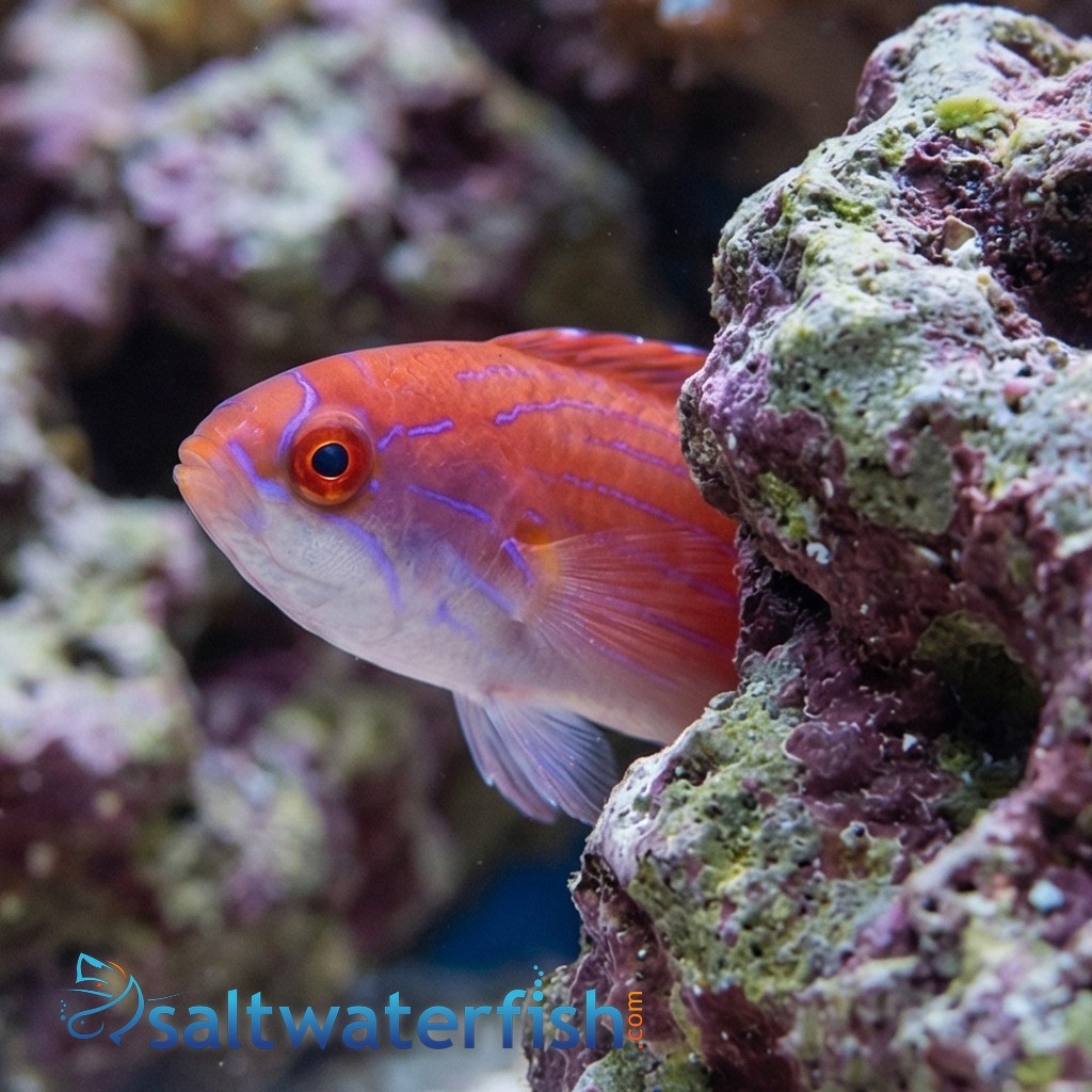 Eight Line Flasher Wrasse - Red Sea
