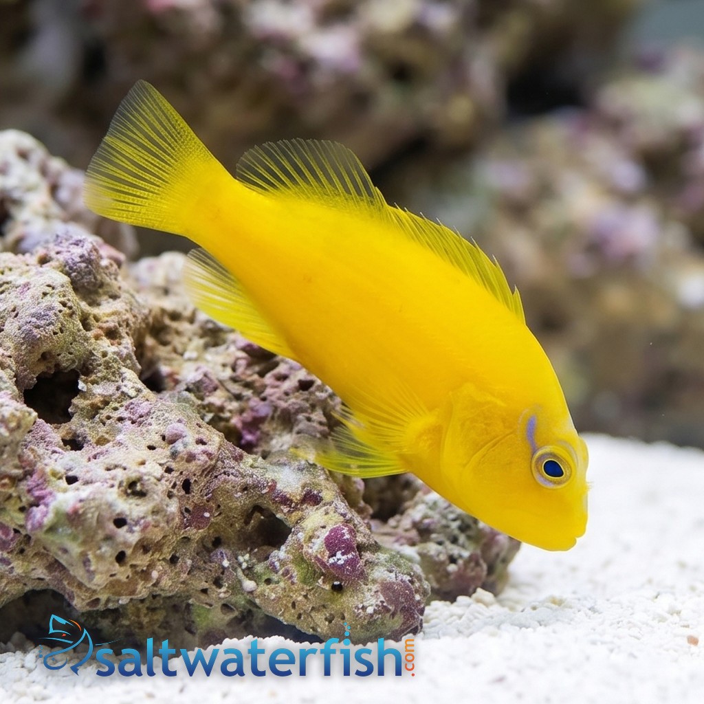 Golden Blue Line Hawkfish  