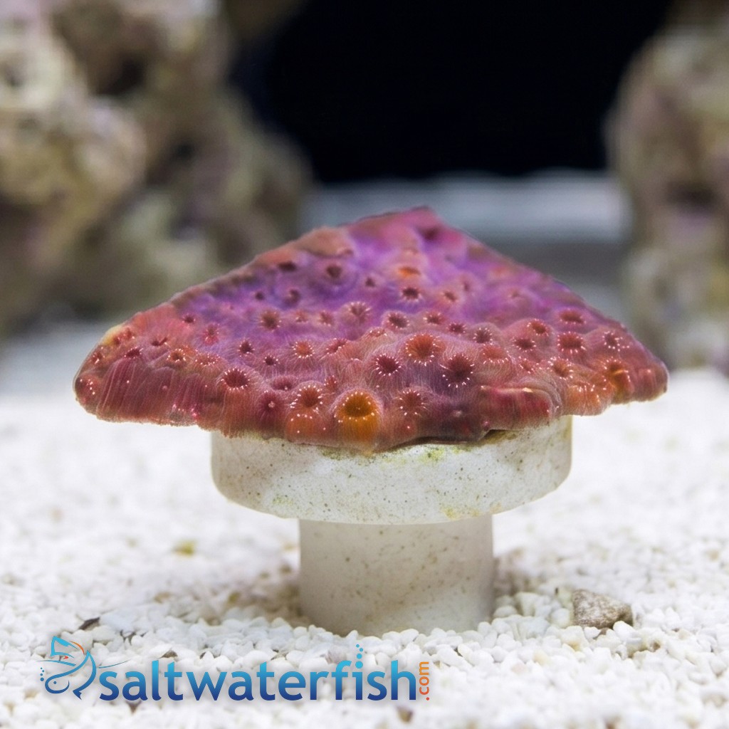 Cactus Pavona Coral: Orange - South Pacific