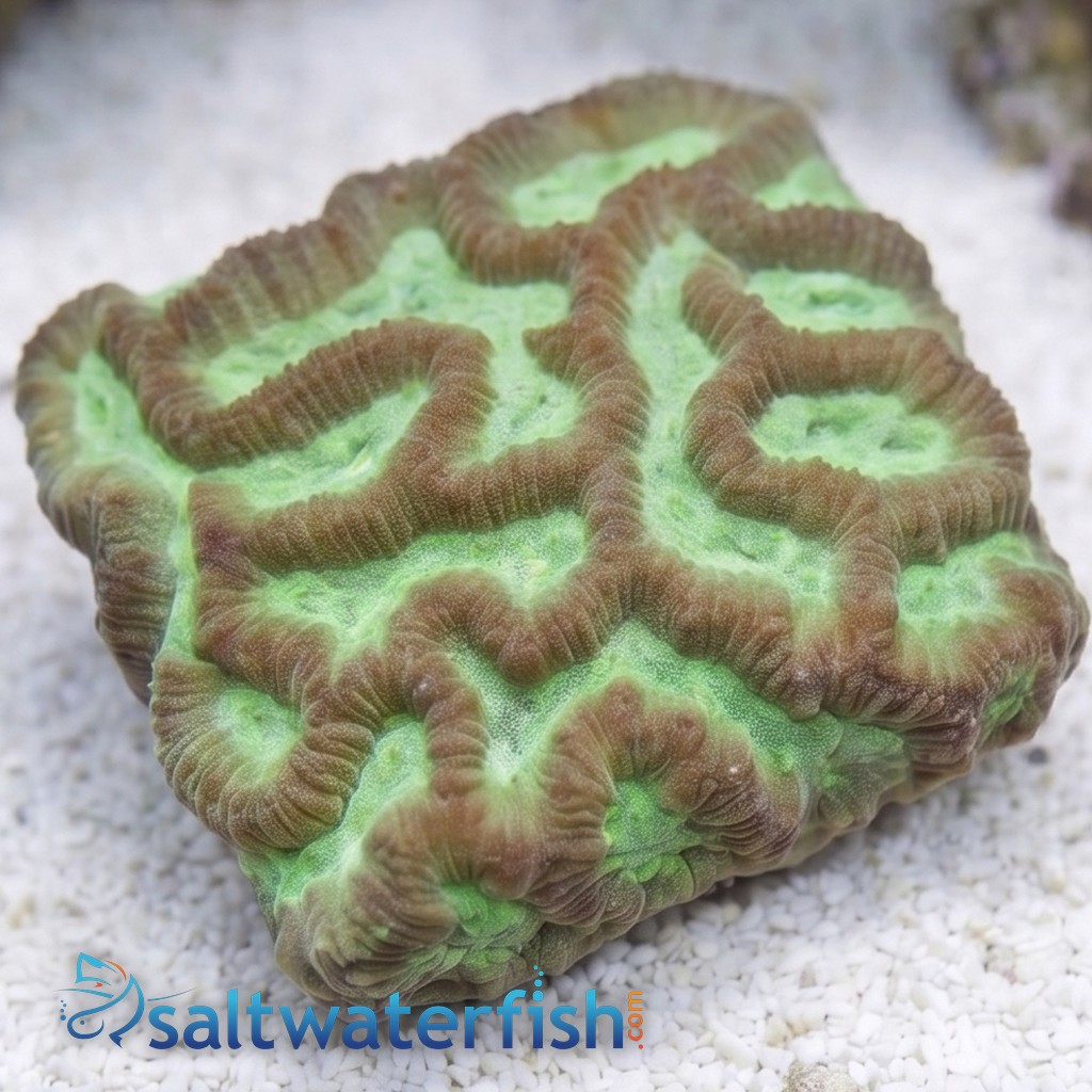 Platygyra Brain Coral Worm Scribble