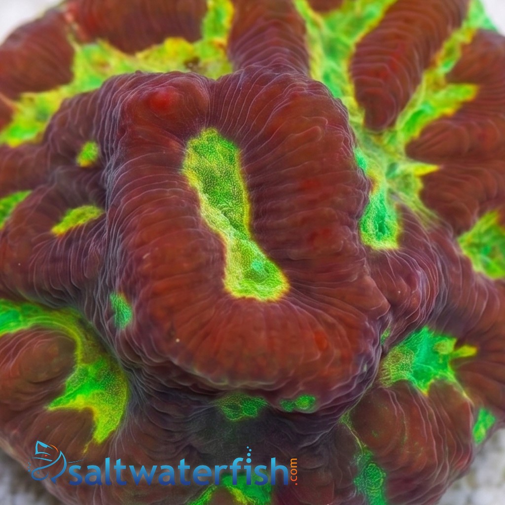 Platygyra Maze: Gold/Yellow - Aquacultured