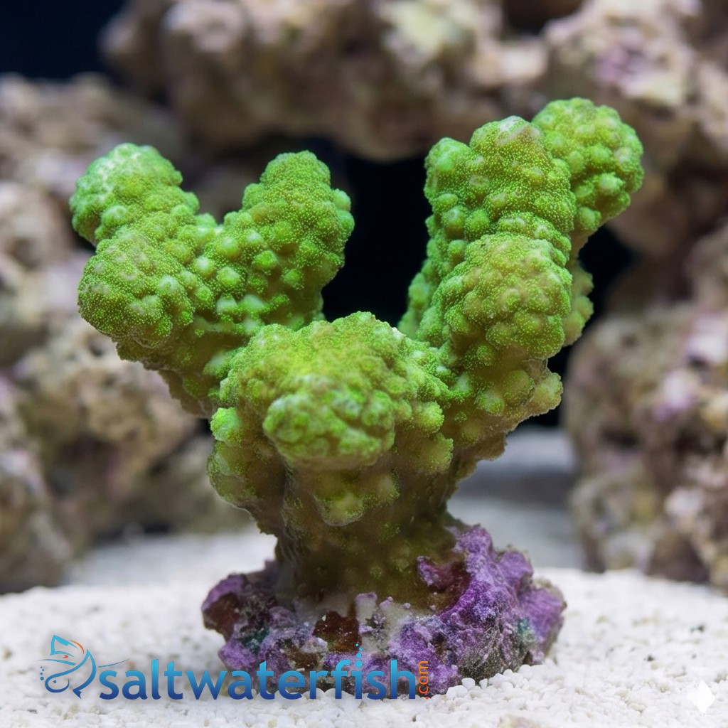 Pocillopora Coral: Green