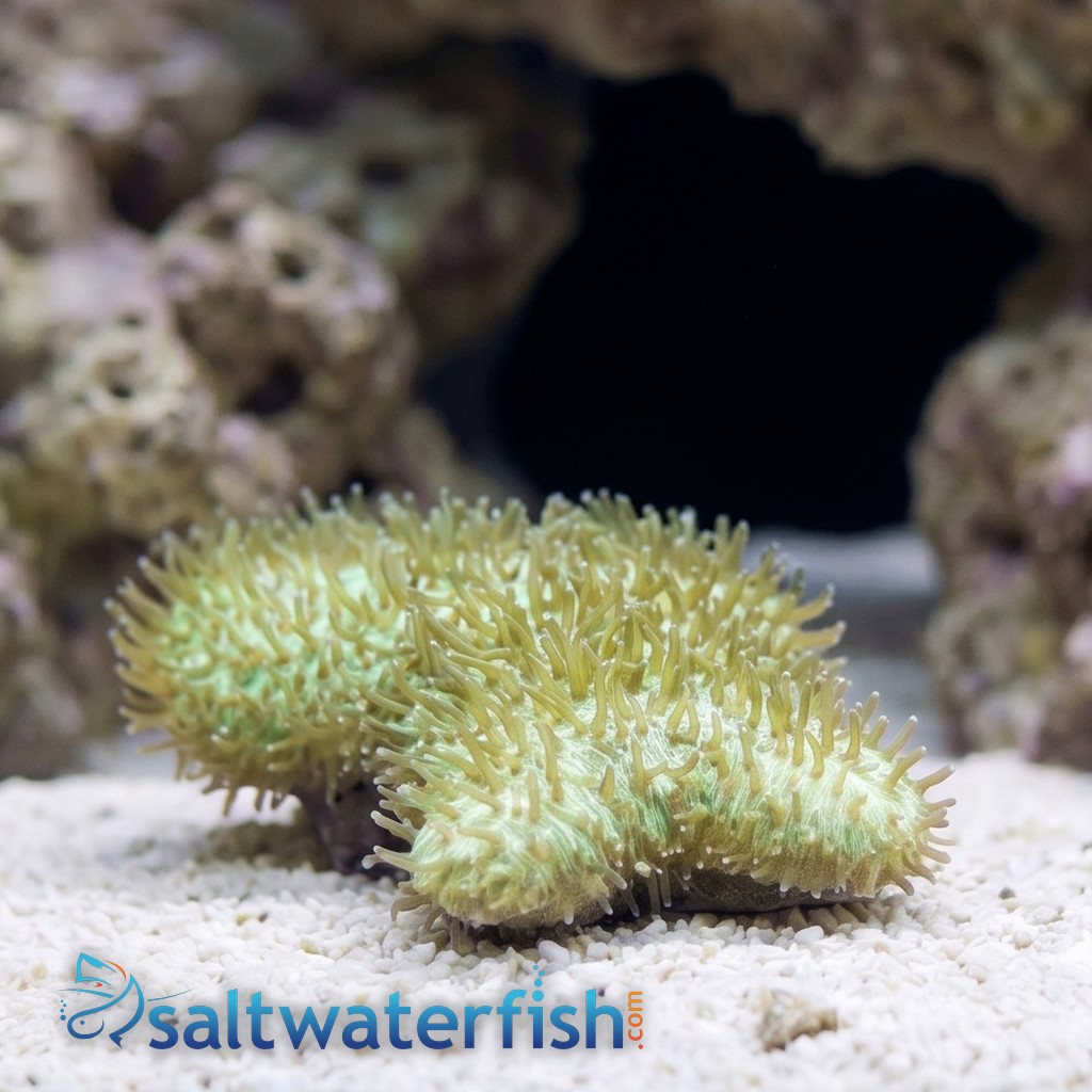 Tongue Coral: Green - Aquacultured