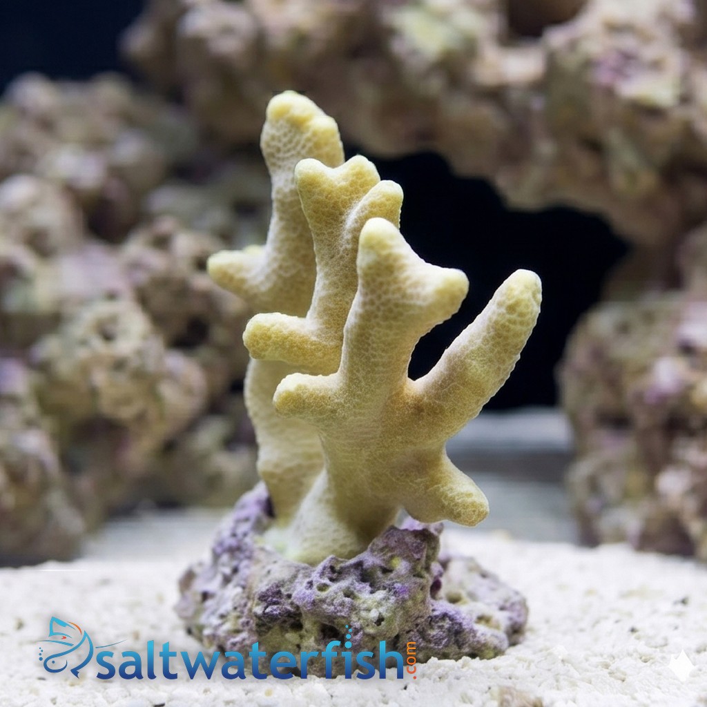 Porites Coral: Yellow