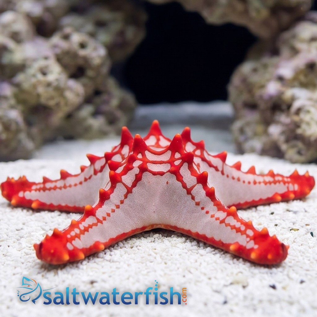 African Red Knob (Red Tip) Starfish