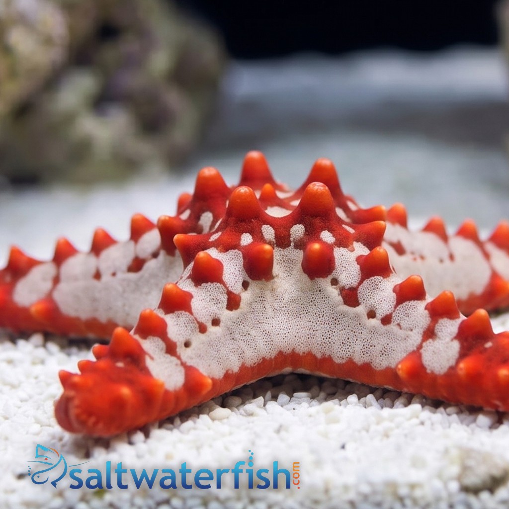 African Red Knob (Red Tip) Starfish