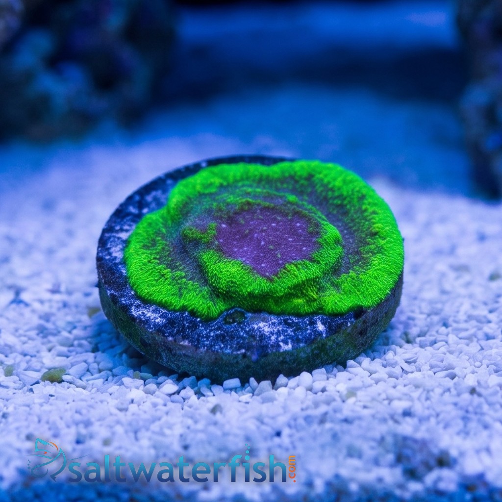 Psammocora Coral : Blueberry Haze - Aquacultured