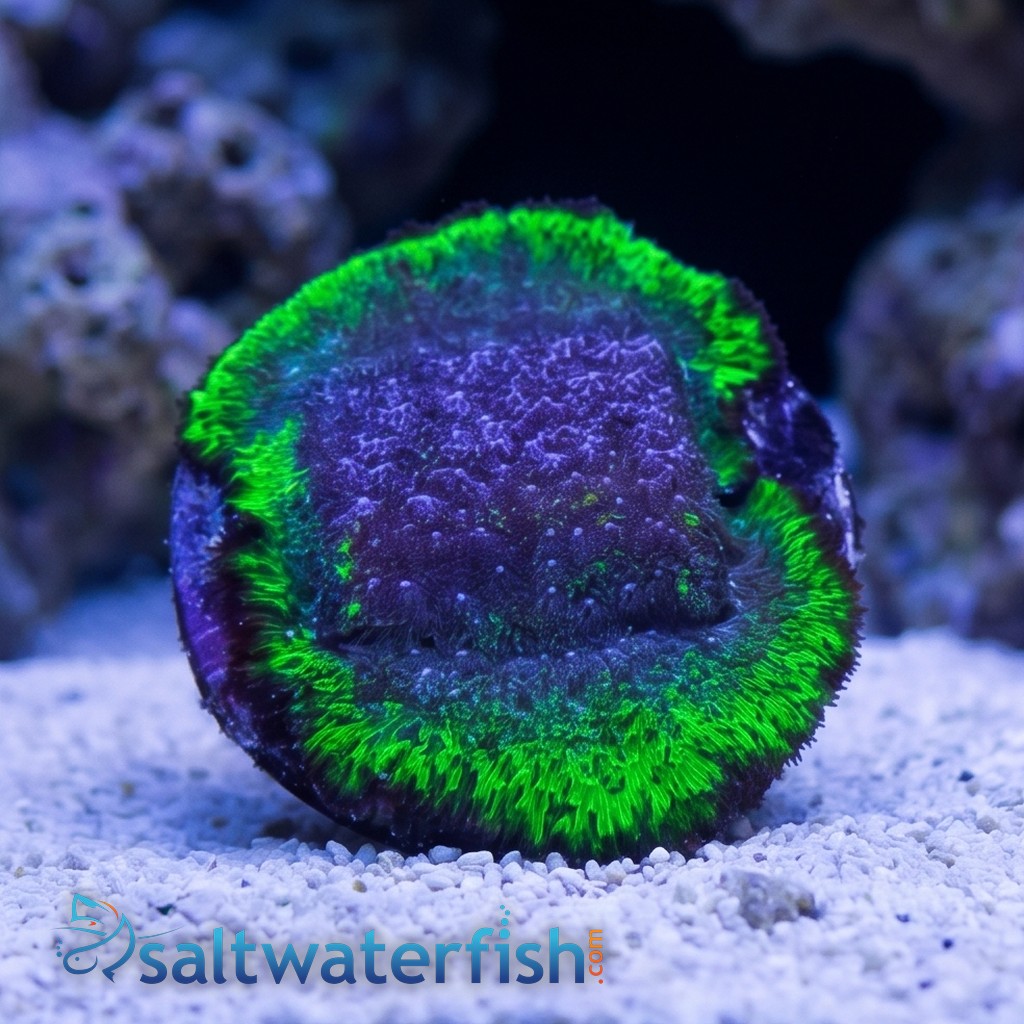 Psammocora Coral : Blueberry Haze - Aquacultured