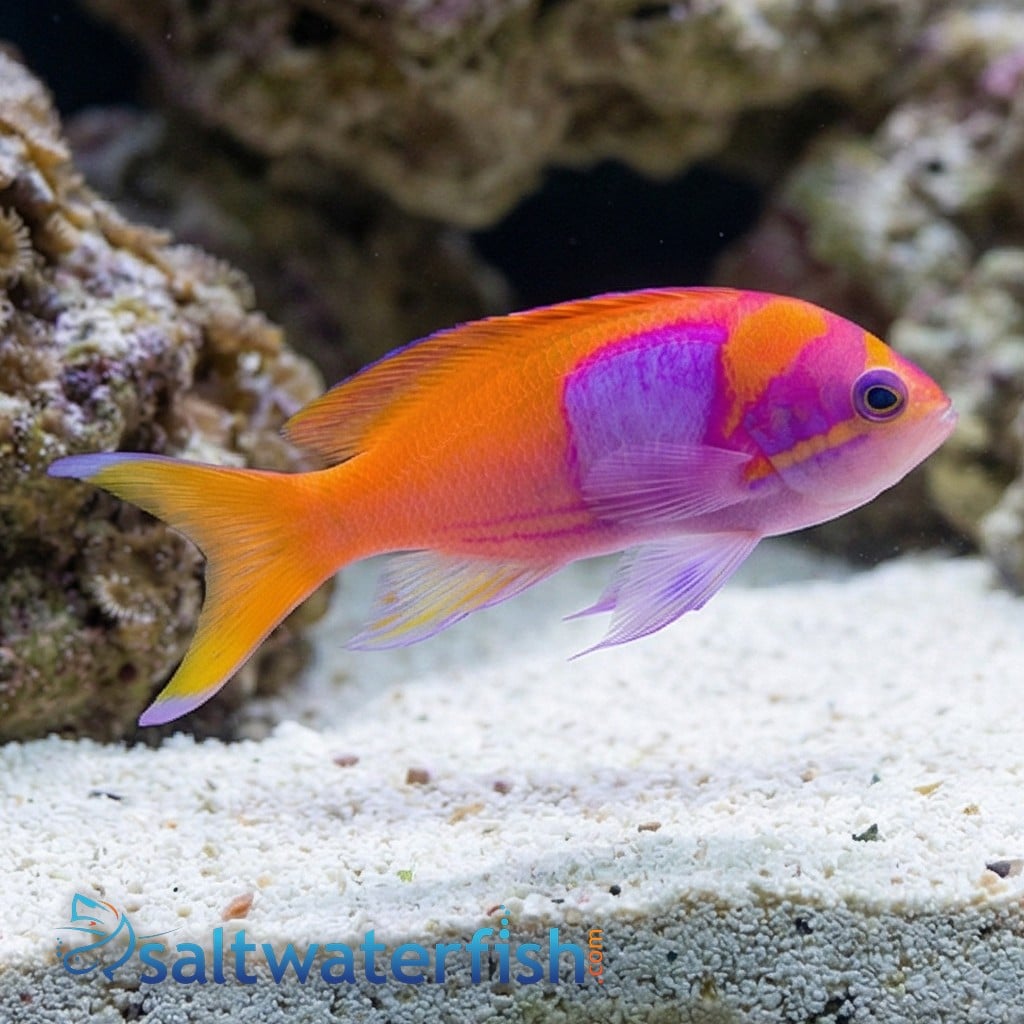 Pink Square Anthias Male & Female