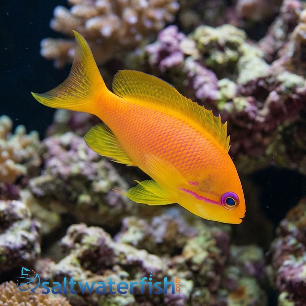 Lyretail Anthias: Female - Red Sea