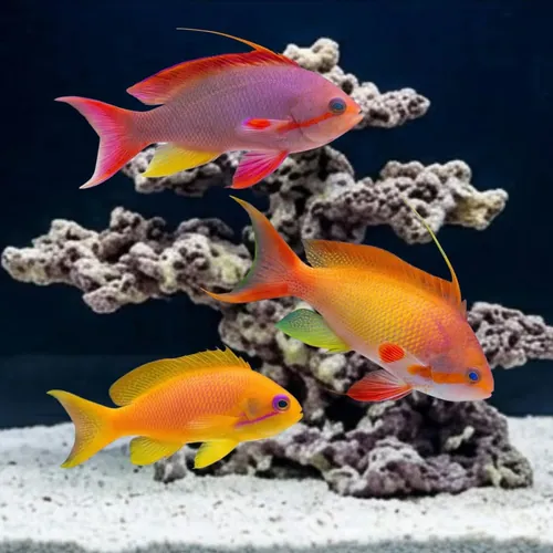 Lyretail Anthias: Female - Red Sea