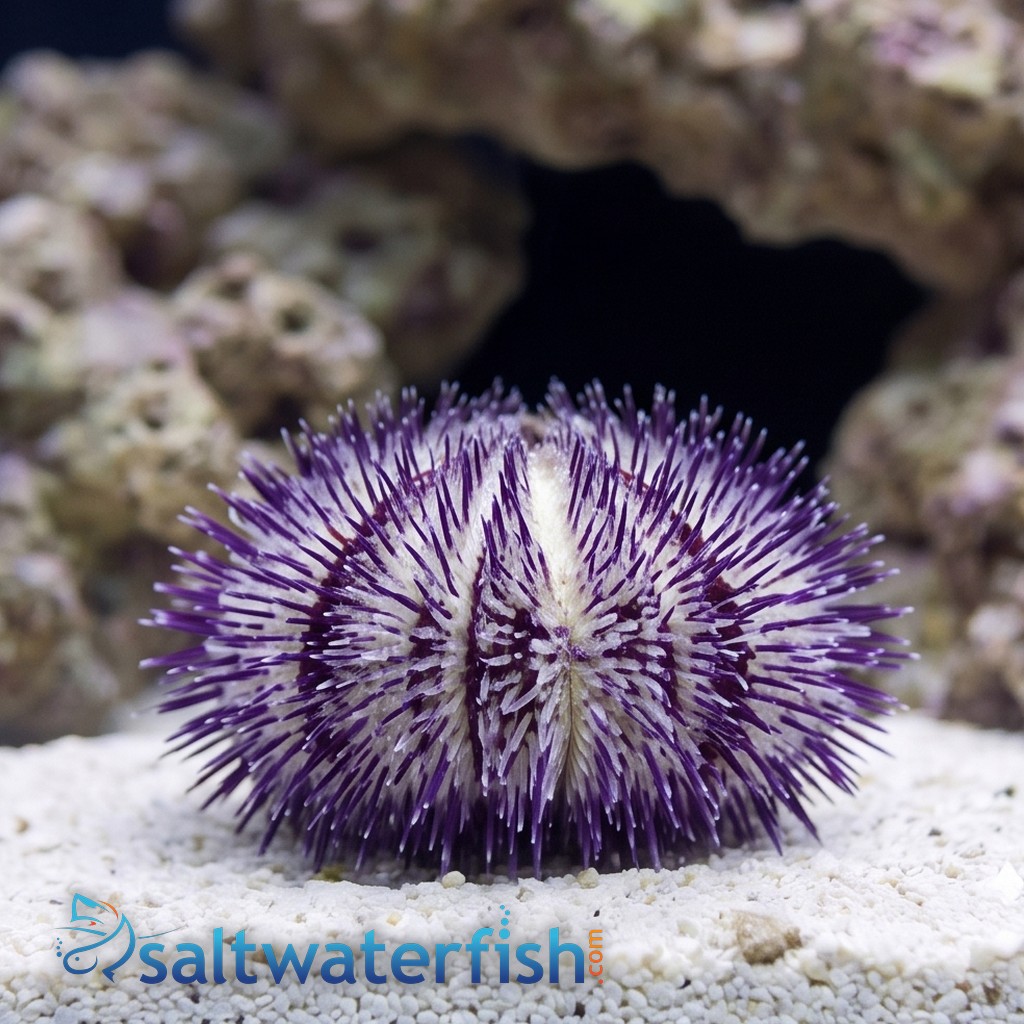 Hairy Pincushion Urchin: Purple - Red Sea