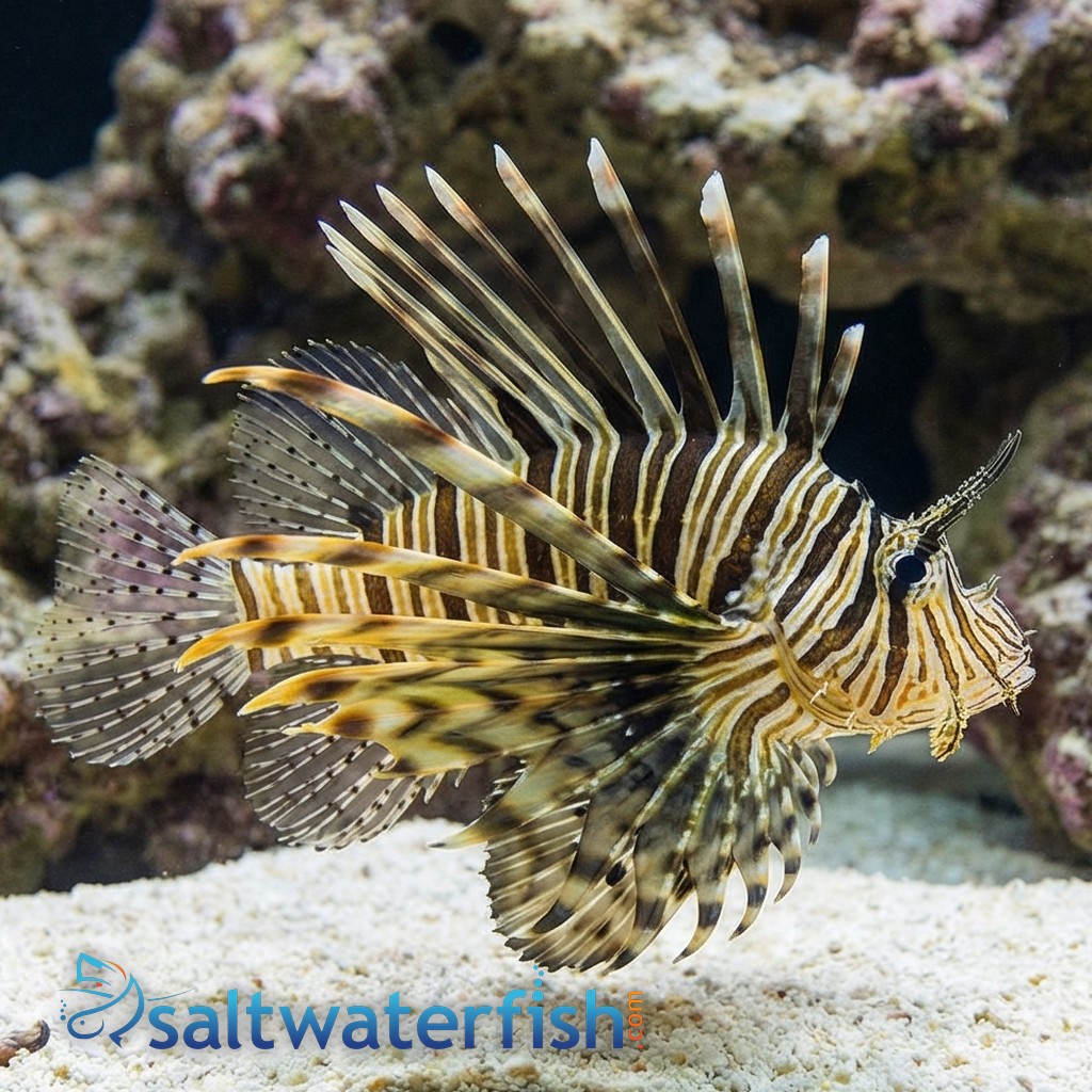 Volitan Lionfish: Colored