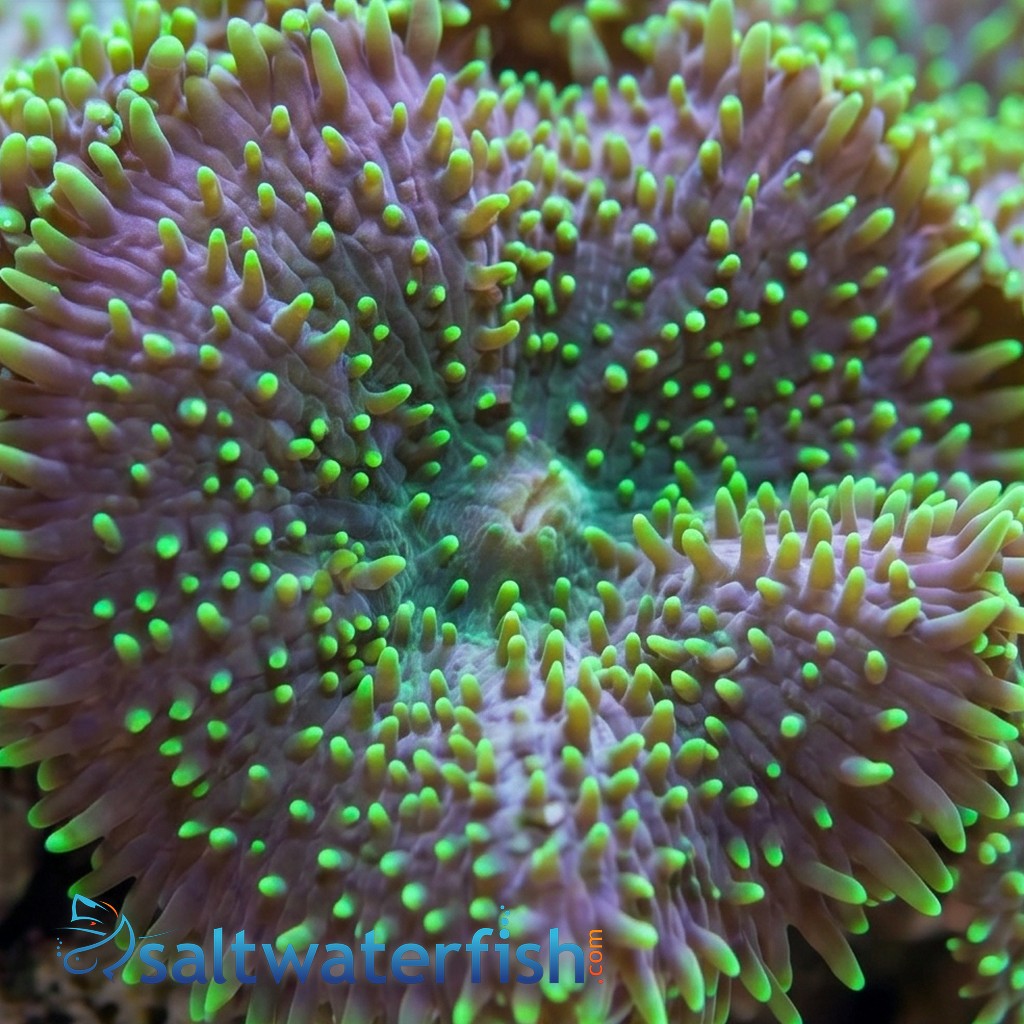 Mushroom Coral: Green Velvet