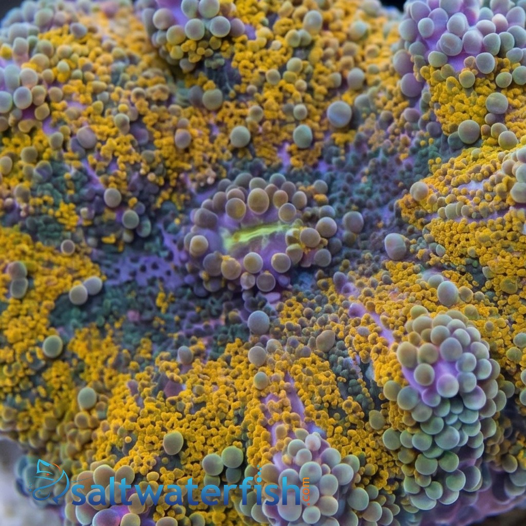 Ricordea Mushroom: Orange and Purple 