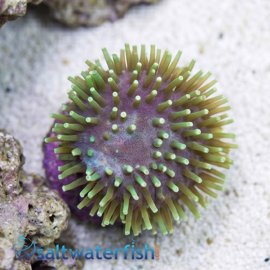 Toadstool Leather Coral: Green Polyp, Nano - Aquacultured