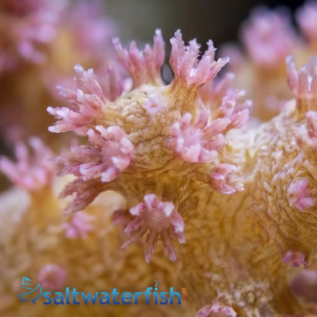 Soft Coral Tree : Orange/Yellow Colony - Aquacultured