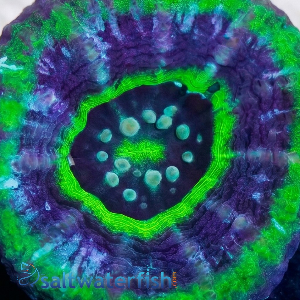 Scolymia Green w/Purple Ring "UFO" - Australia