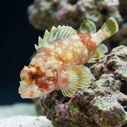 Yellow Spotted Dwarf Scorpionfish 