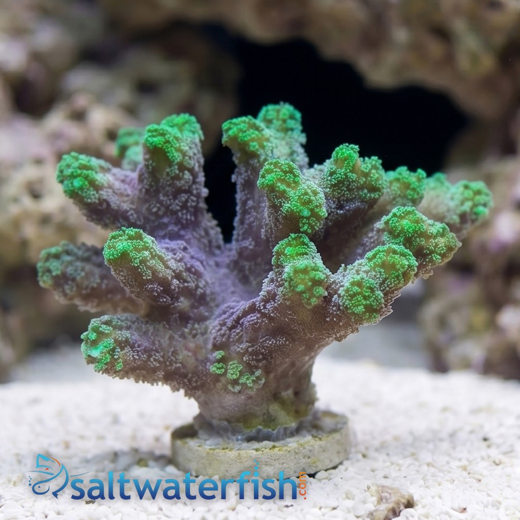 Birdsnest: Neon Green - Aquacultured - Sps - Coral