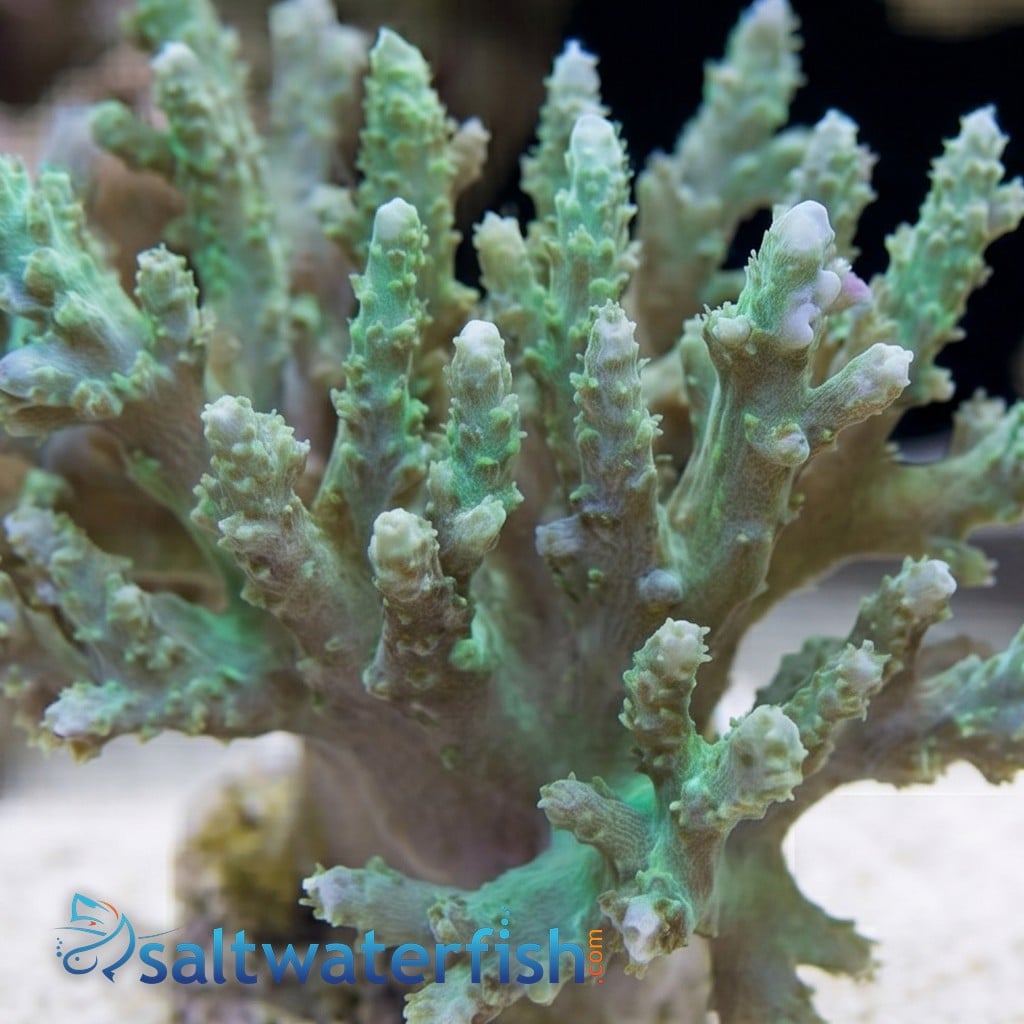 Sinularia Spaghetti Finger Leather Coral Mini : Green 