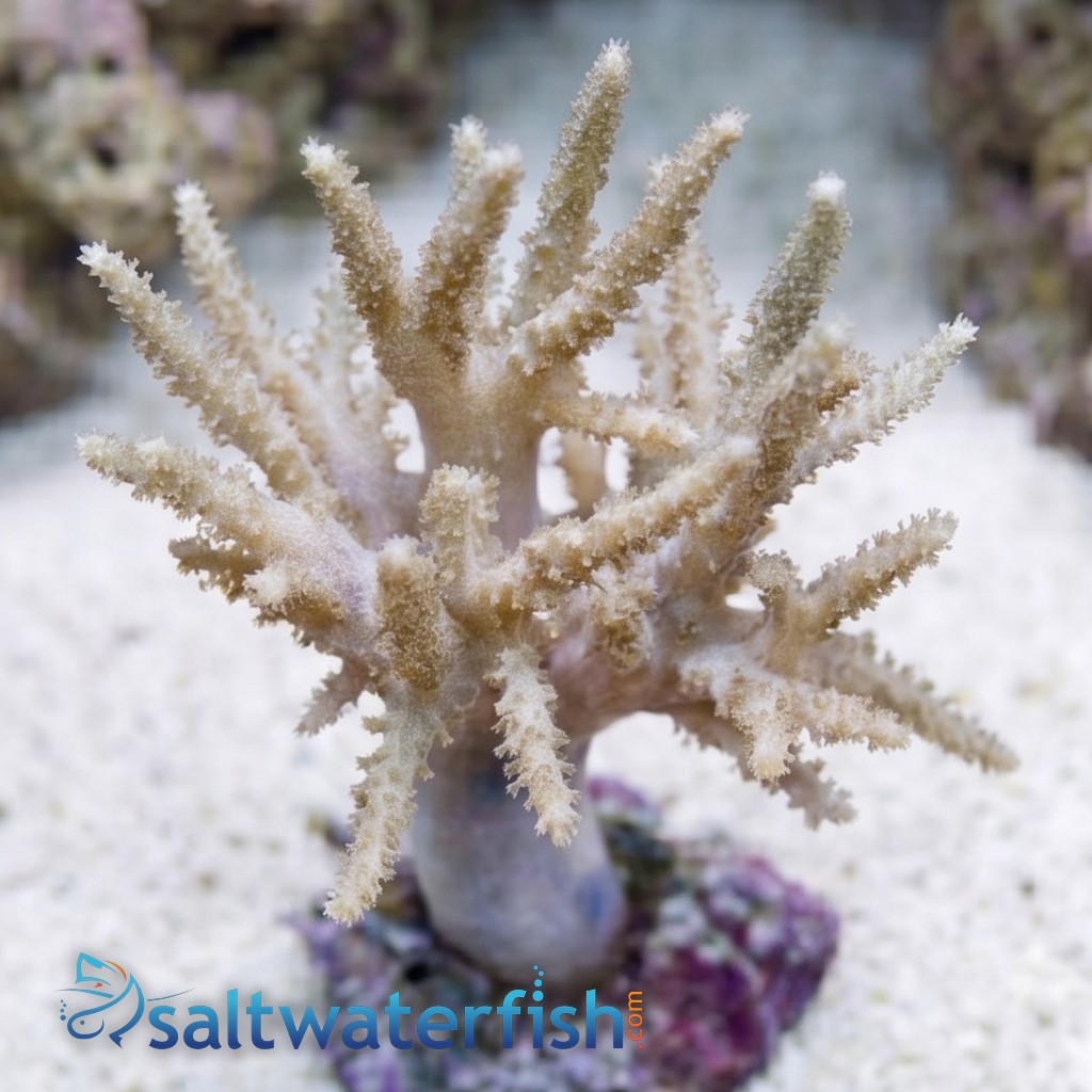 Sinularia Finger Leather Coral: Green - Aquacultured