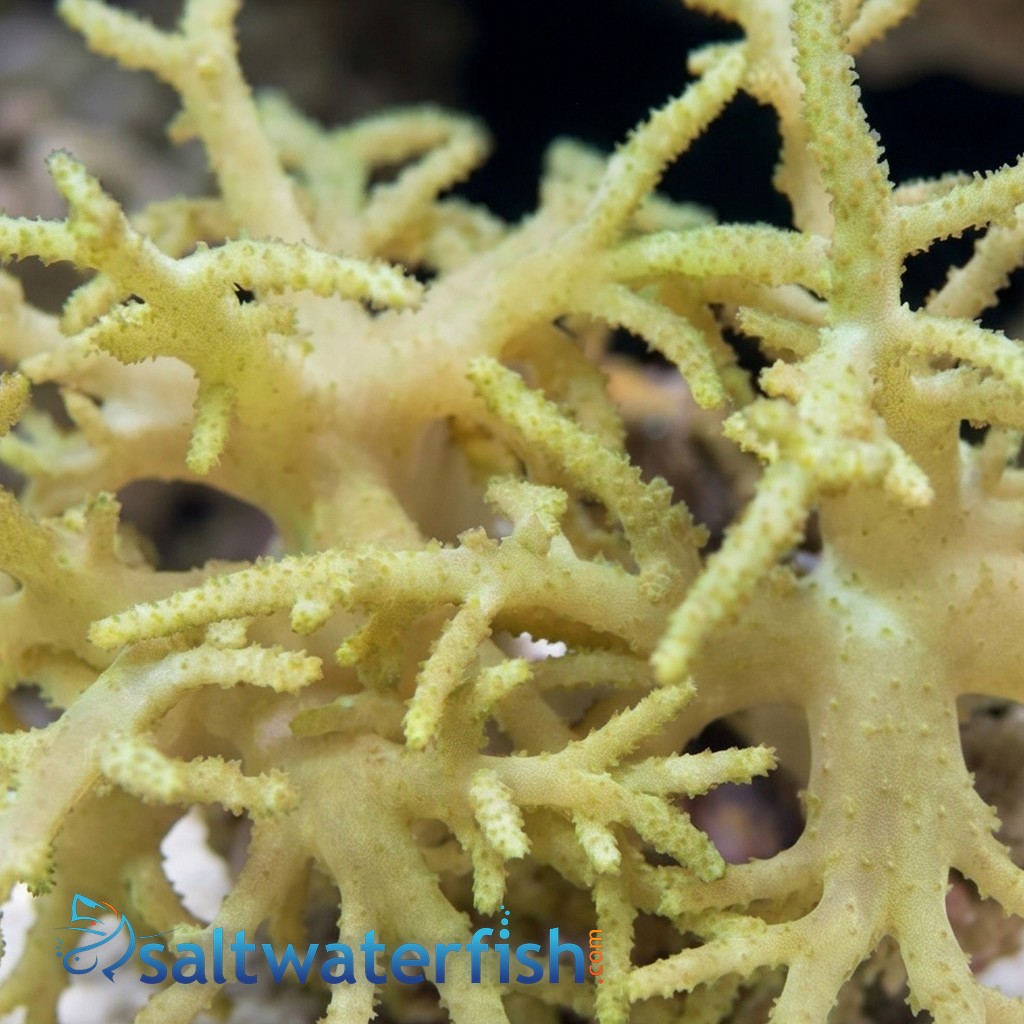 Finger Leather Coral: Green