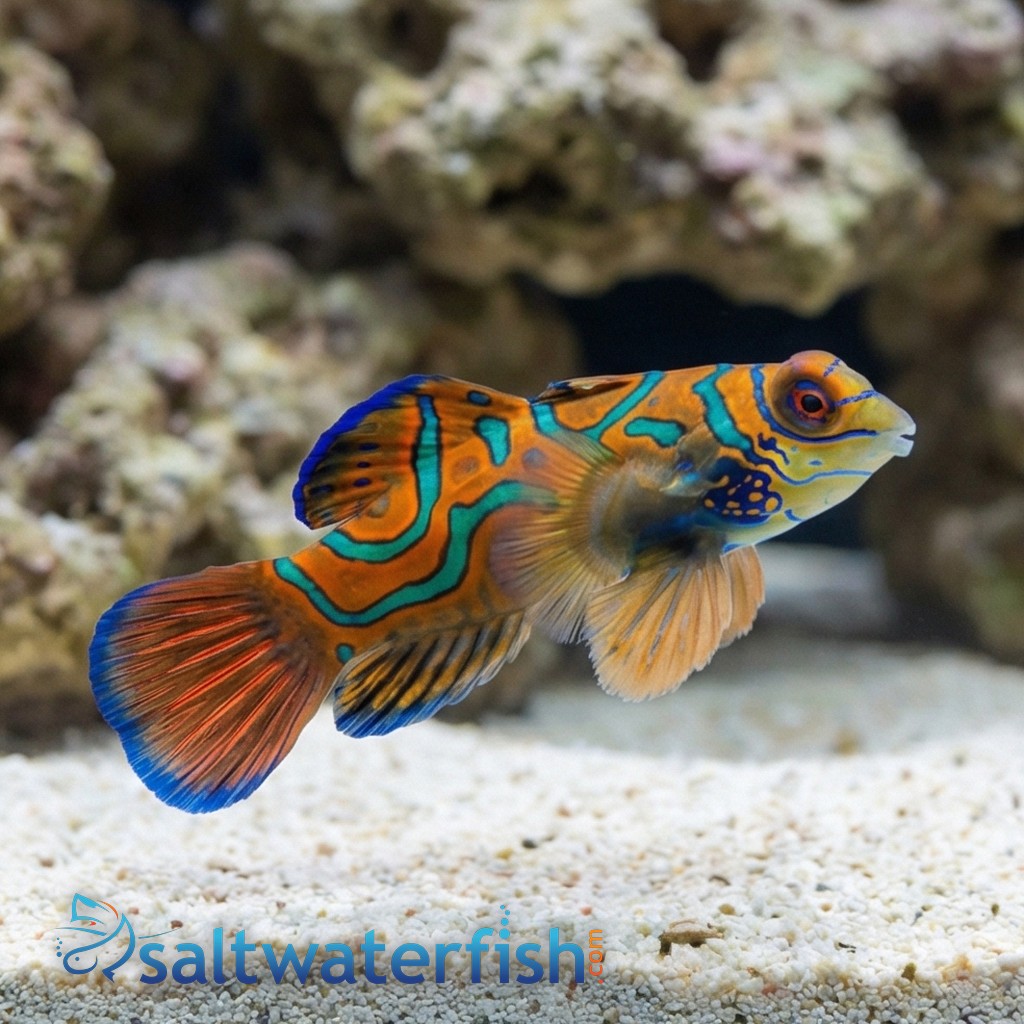 Red Mandarin Goby