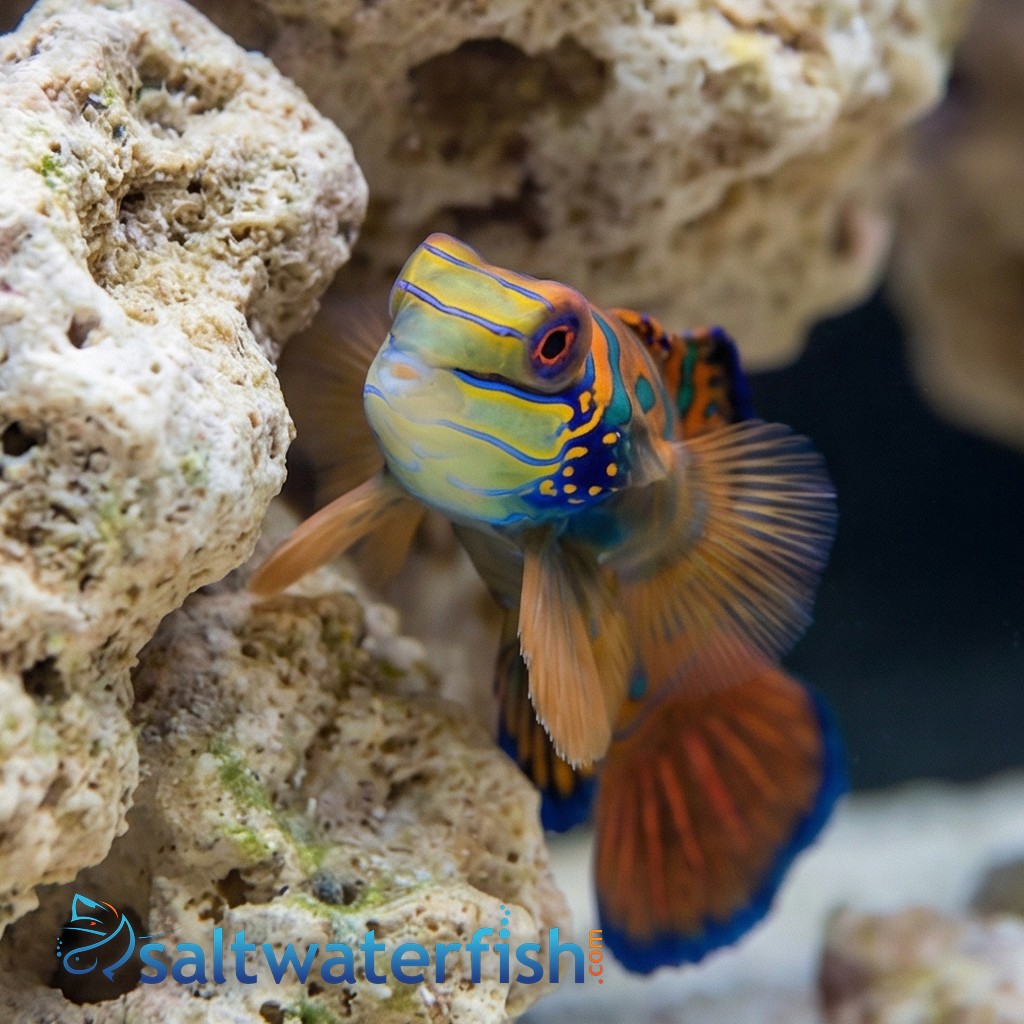 Red Mandarin Goby