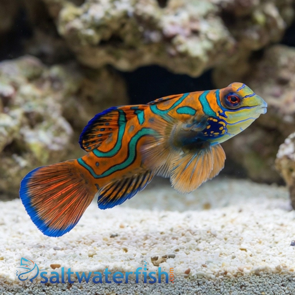 Red Mandarin Goby