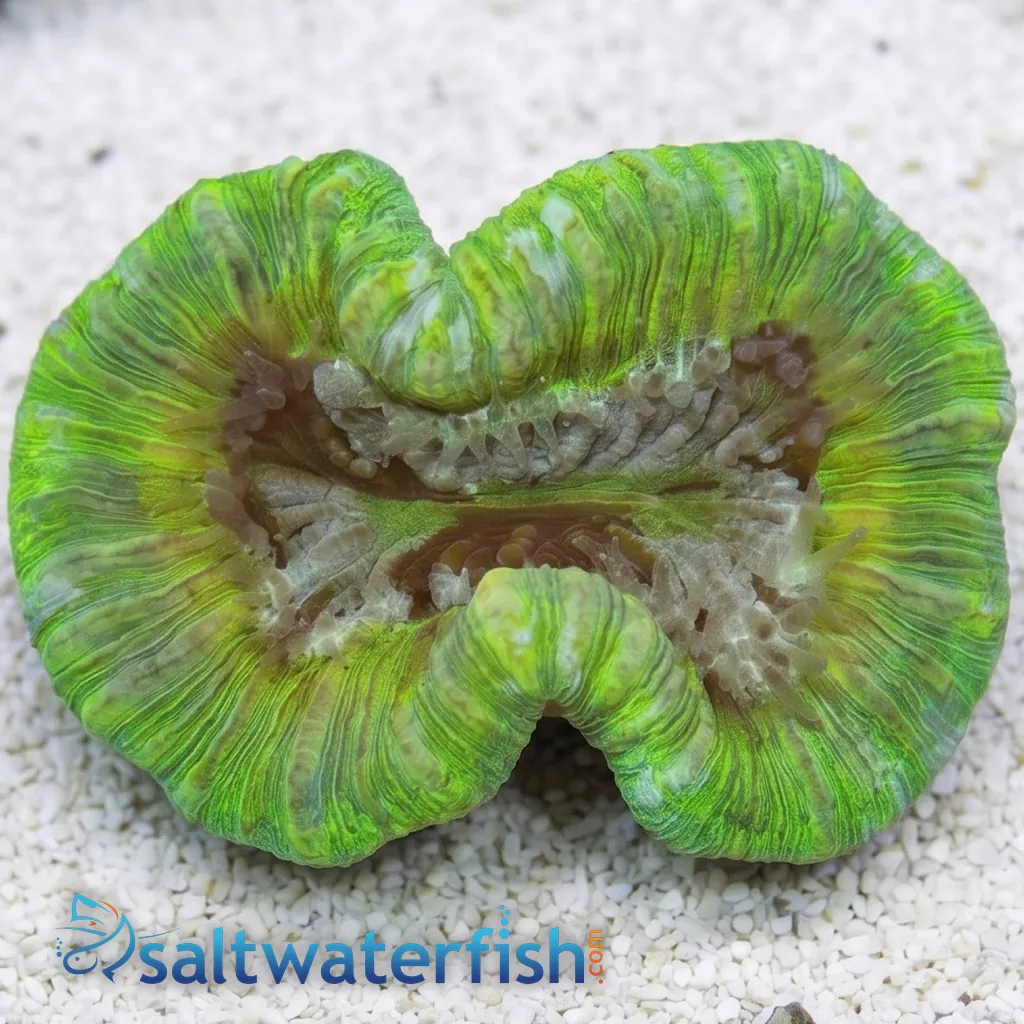 Brain Coral: Metallic Green - Australia - Lps - Coral