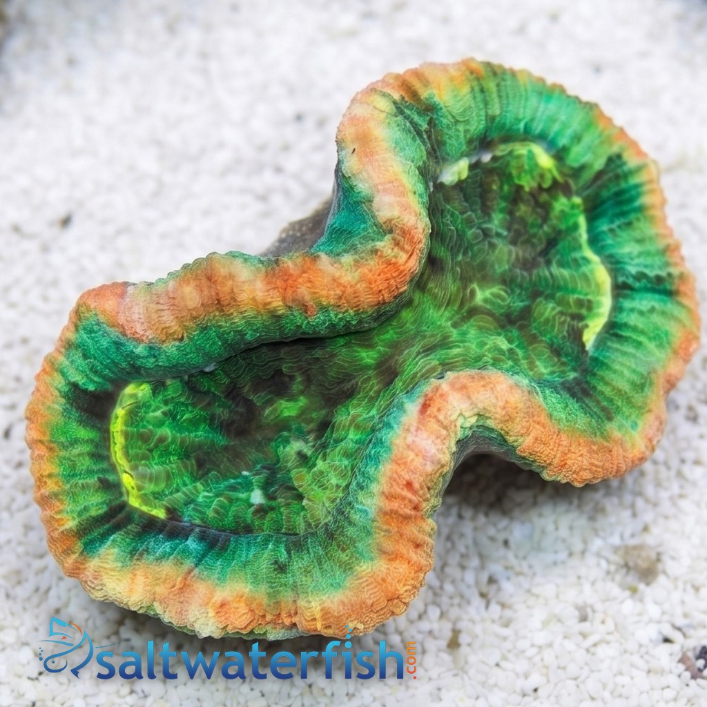 Brain Coral: Red and Green - Australia
