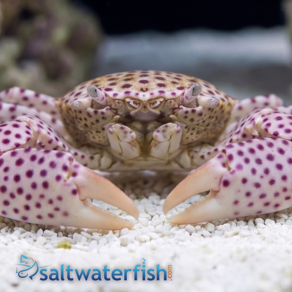 Trapezia Crab Red Spotted