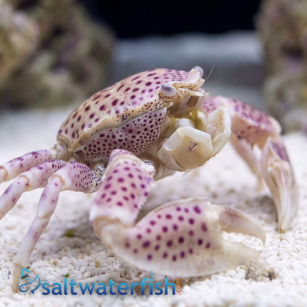 Trapezia Crab Red Spotted