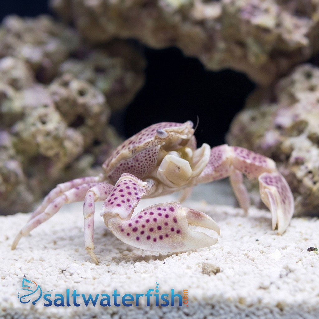 Trapezia Crab Red Spotted