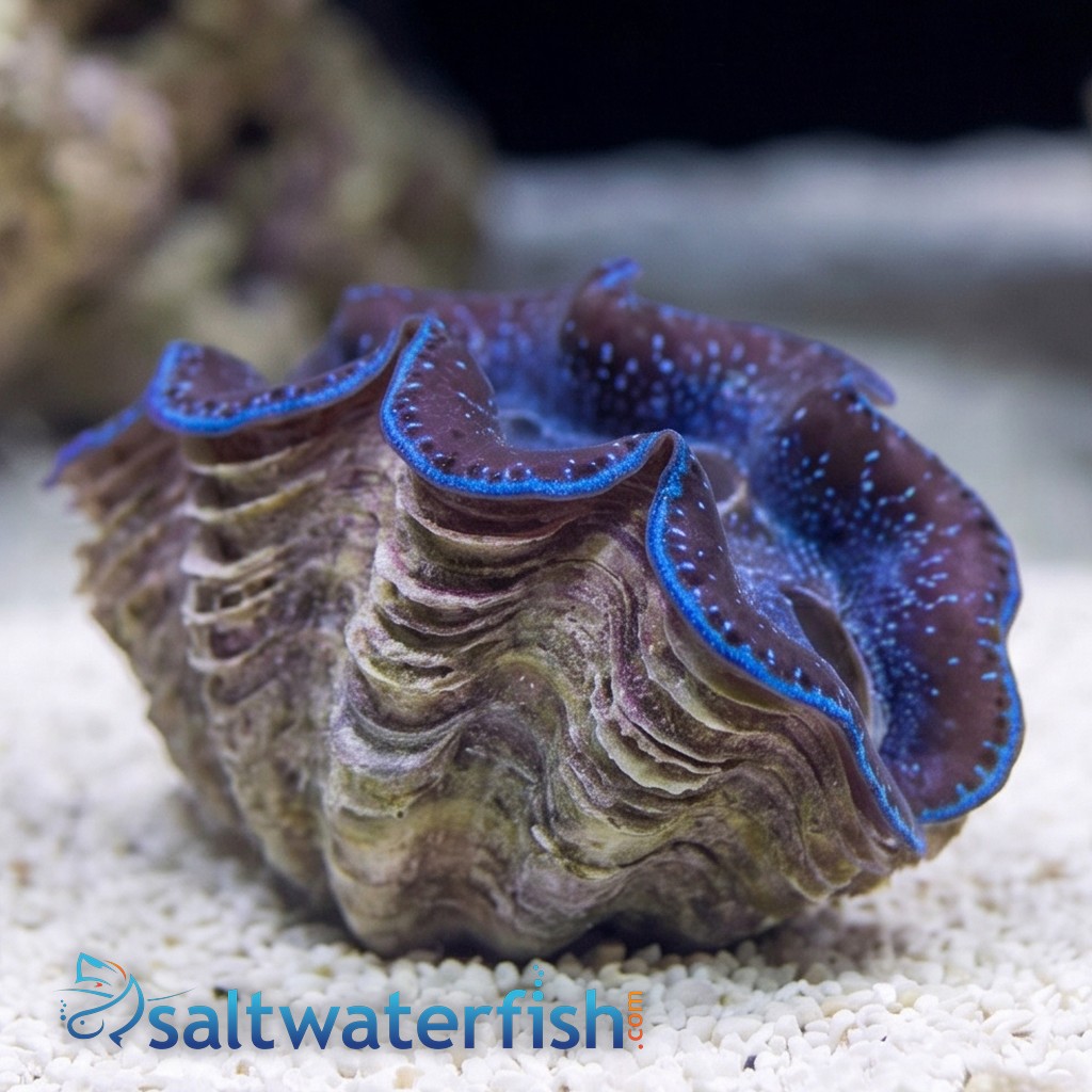 Maxima Clam 1st Grade Blue/Purple - Aquacultured