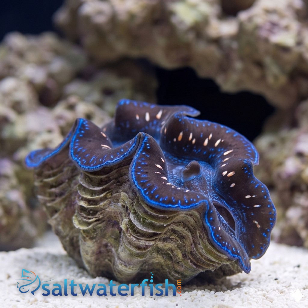 Maxima Clam 1st Grade Blue/Purple - Aquacultured