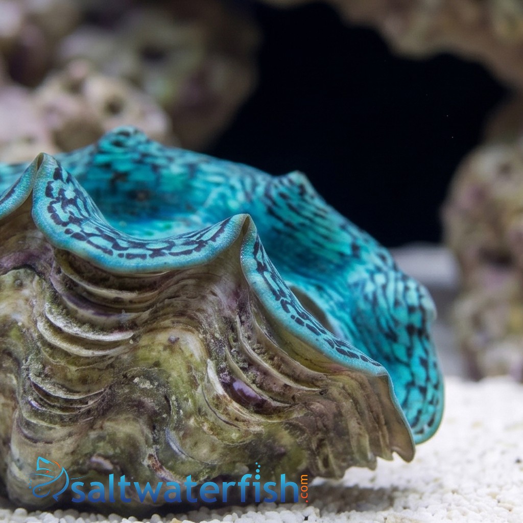 Squamosa Clam Blue - Aquacultured
