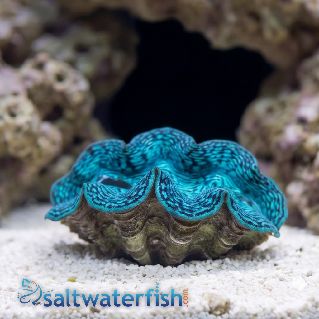 Squamosa Clam Blue - Aquacultured