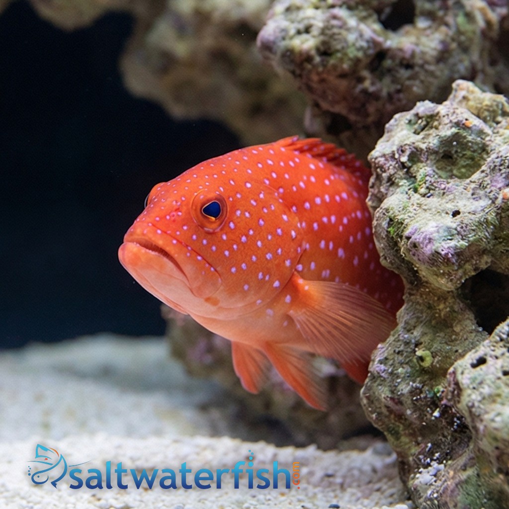 White Edge Lyretail Grouper 
