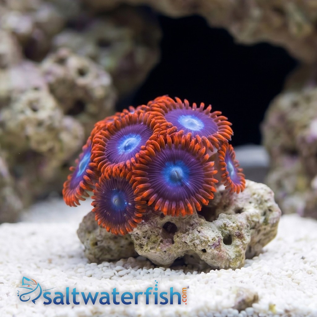 Zoanthid : Tequila Sunrise - Aquacultured