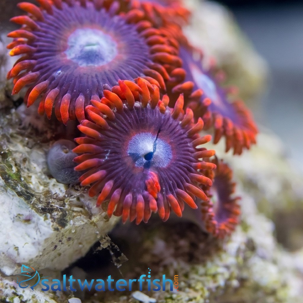 Zoanthid : Tequila Sunrise - Aquacultured