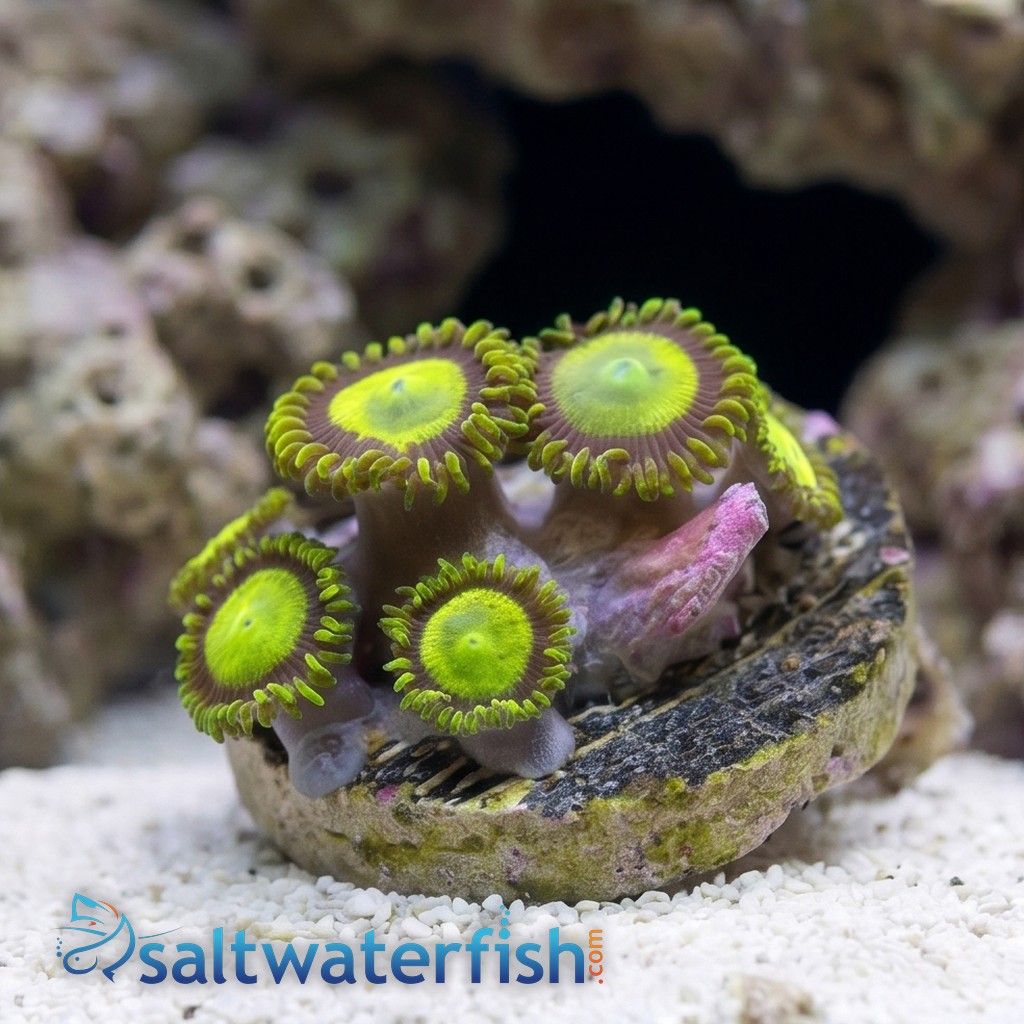 Zoanthid : King Midas - Aquacultured